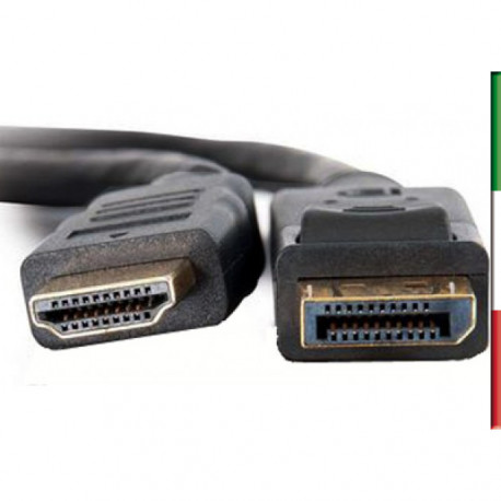 CAVO DISPLAYPORT  to HDMI M/M 1MT