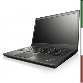 NOTEBOOK  LENOVO THINKPAD T460  (USATO) - DISPLAY 14,1  HD - INTEL  I5-6300U - RAM 8GB DDR3  -  SSD 256GB SATA - WEBCAM - SVGA 