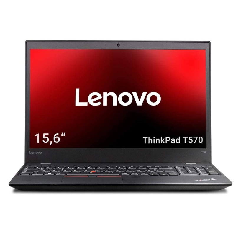 NOTEBOOK LENOVO T570 (USATO) -  DISPLAY 15.6  HD - INTEL I7-6600U - RAM 32GB - SSD 512GB SATA - SVGA INTEL HD 620 - WEBCAM - WI