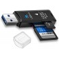 Lettore di schede SD USB, lettore di schede micro SD, lettore di schede di memoria, lettori di schede di memoria esterne, adatt