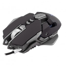 Mouse Gaming USB 4800dpi 7 Tasti Nero Shaka Zulu GM-5001 Design ergonomico per un'ottima presa- Retroilluminazione a LED di 7 c
