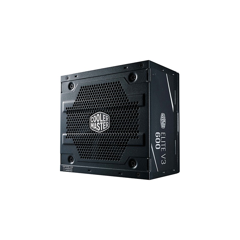 ALIMENTATORE ATX 600W COOLERMASTER ELITE NEX WHITE MPW-6001-ACBW-BEU PFC ATTIVO EFFICIENZA -85% 80+ FAN120MM COLORE NERO