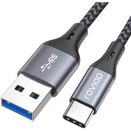 RAVIAD USB CABLE- USB TO USB C - 1MT LUNGHEZZA -